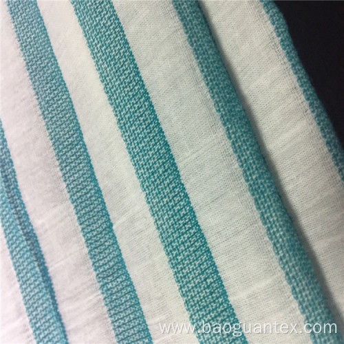 Pure Cotton Yarn Dyed Stripe Pattern Textile